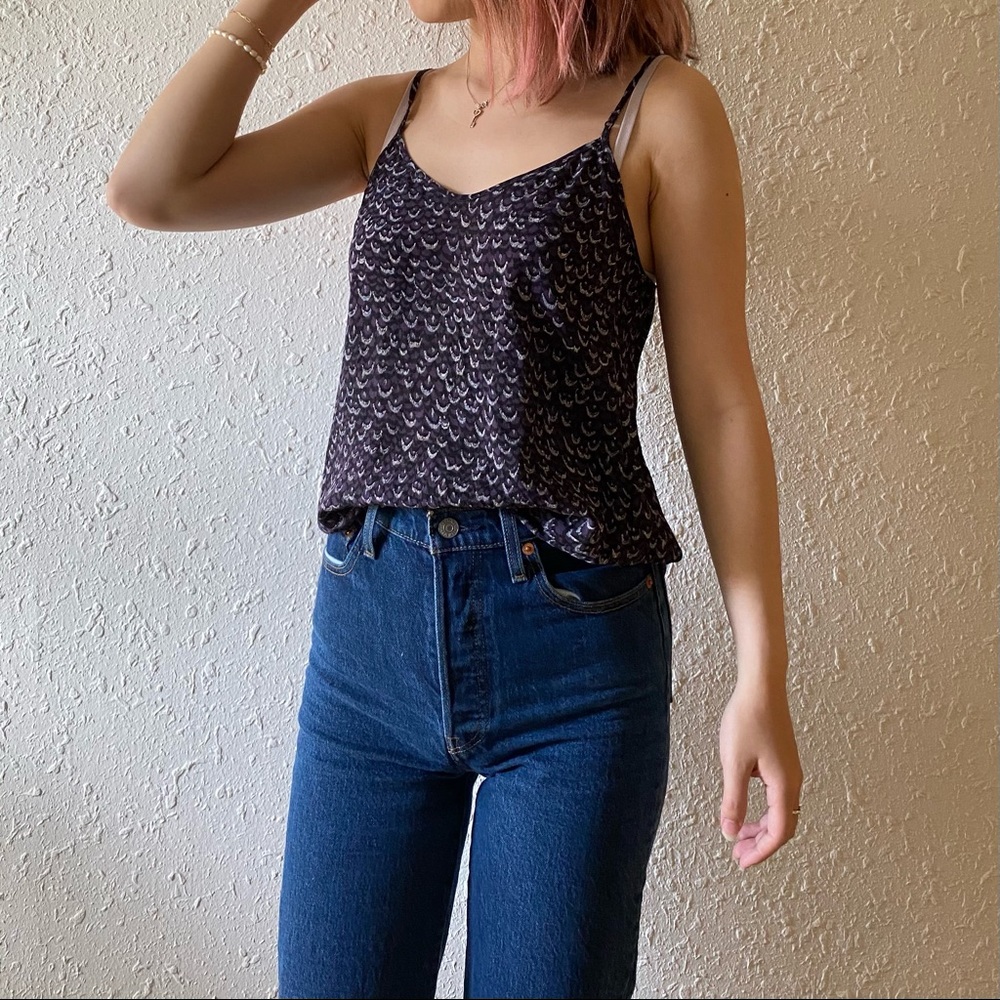 Aritzia Wilfred 100% silk tank top